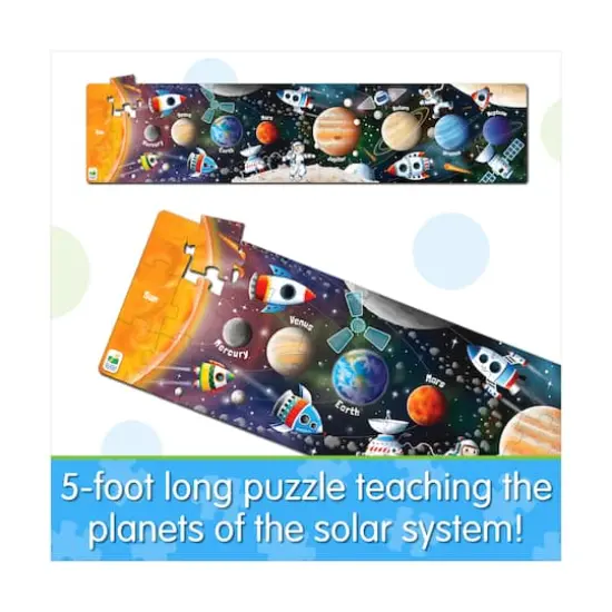 Long & Tall Puzzle - Solar System: 50+ Pcs {5}