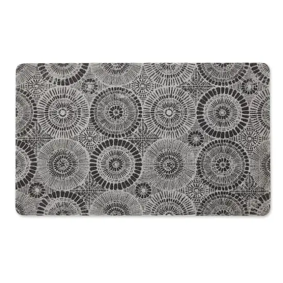 DII&reg; Black Kaleidoscope Tufted Mat {1}