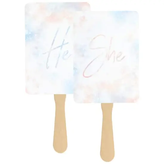 Hortense B. Hewitt Co. Moon & Stars Baby Shower Favor Fans, 12ct. {1}