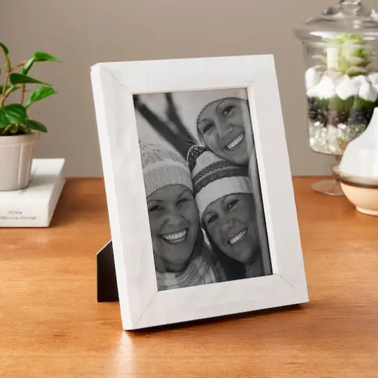 Expressions&trade; 5" x 7" White Hammered Frame by Studio D&eacute;cor&reg; {3}