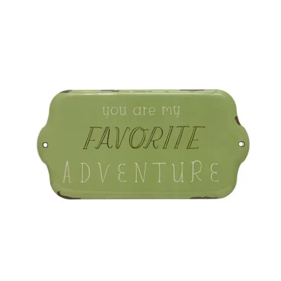 Hello Honey&reg; Favorite Adventure Enameled Metal Wall D&eacute;cor {1}