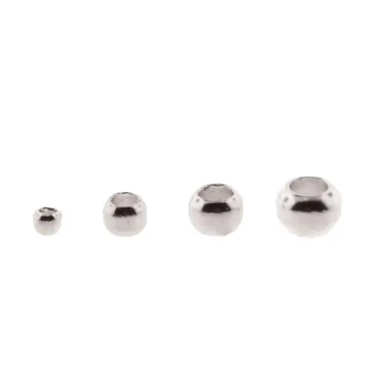 The Beadsmith&reg; Assorted Silver Plated Crimp Beads, 600ct. {5}