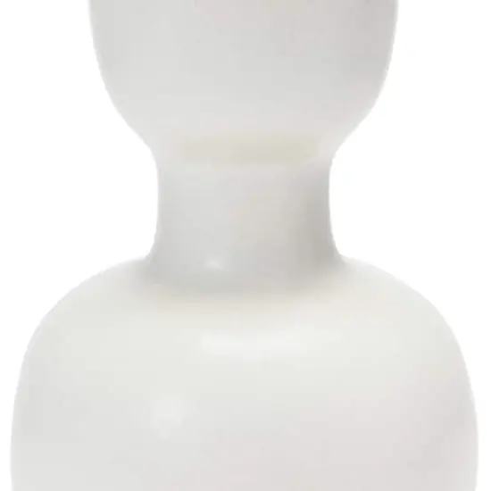 Hello Honey&reg; 12" White Stoneware Vase {4}