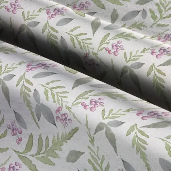 Suzanne Nicoll Peony Leaves & Berries Cotton Fabric {4}