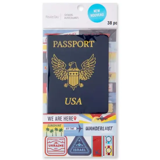 Passport & Travel Stickers by Recollections&trade; {5}
