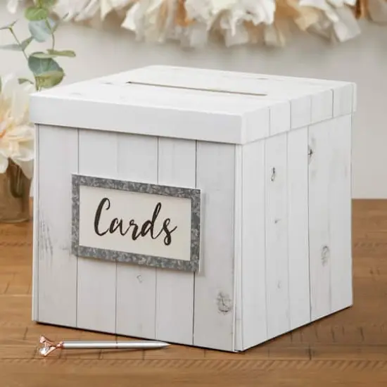 Kate Aspen&reg; Rustic Wood Gift Card Box {3}