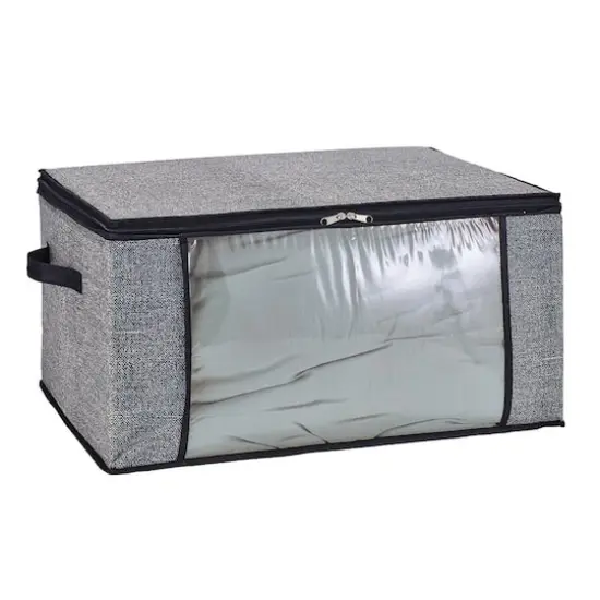 Simplify Gray Blanket Storage Bag {1}