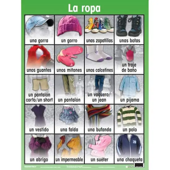 Poster Pals&reg; Spanish Essential Classroom Posters, 7ct. {6}