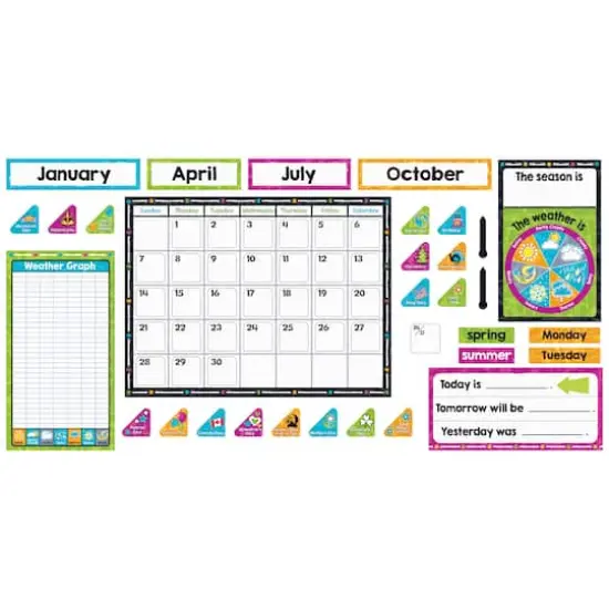 Trend Enterprises® Color Harmony Calendar Bulletin Board Set, 106ct. {3}