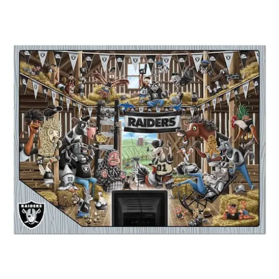 NFL Barnyard Fans 500 Piece Puzzle LA Chargers {5}