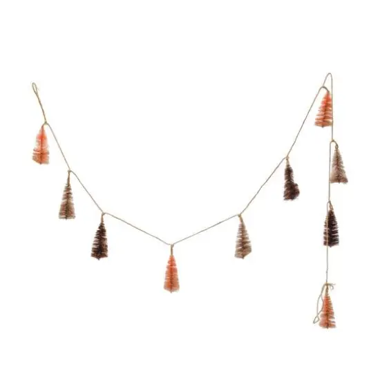 Hello Honey&reg; 5ft. Multicolor Sisal Bottle Brush Tree Garland {1}