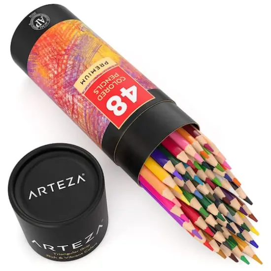 Arteza&reg; 48 Color Premium Colored Pencils Set {1}