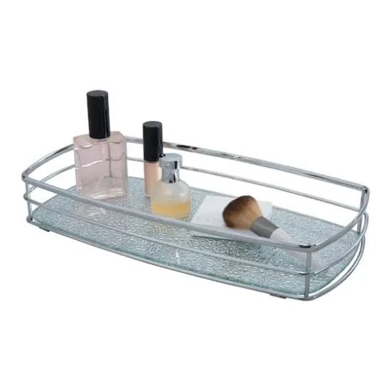 Elle D&eacute;cor Hammered Mirror Vanity Tray {3}