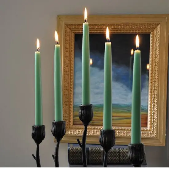 Root Candles 12" Unscented Taper Candles, 12ct. Sky {4}