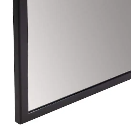 Habitat Trina 48" Black Rectangular Wall Mirror {6}