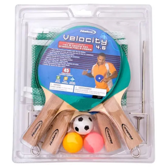 Hedstrom Halex Velocity 4.5 Table Tennis 4 Player Set {3}