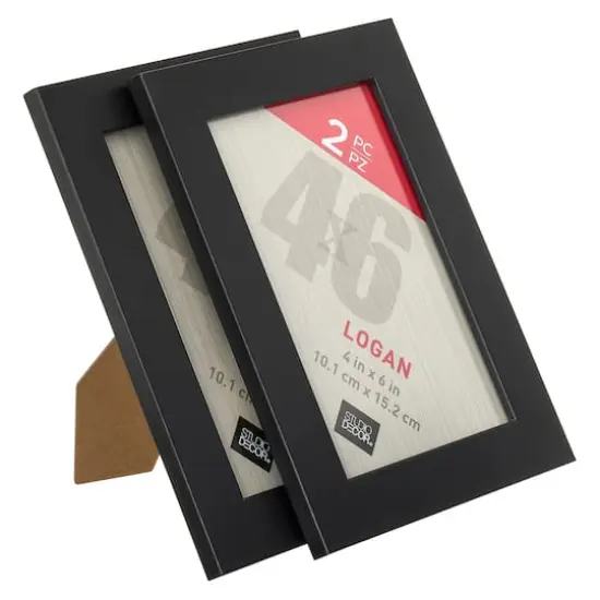 2 Pack Logan Tabletop Frames by Studio D&eacute;cor&reg; Black {4}
