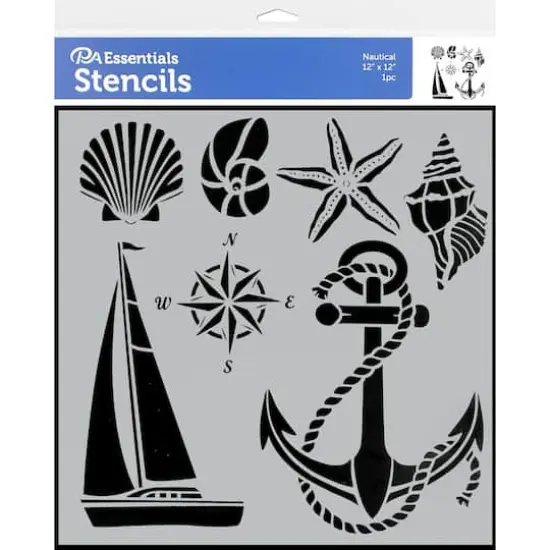 PA Essentials Nautical Stencil, 12" x 12" {1}
