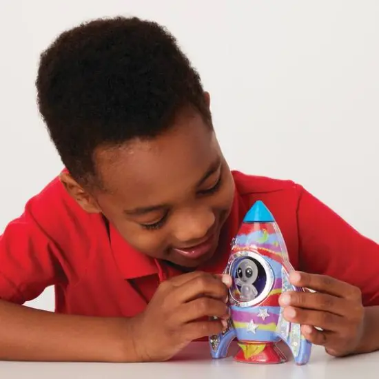 Creativity for Kids&reg; Rocket Glow in the Dark Sand Art {9}