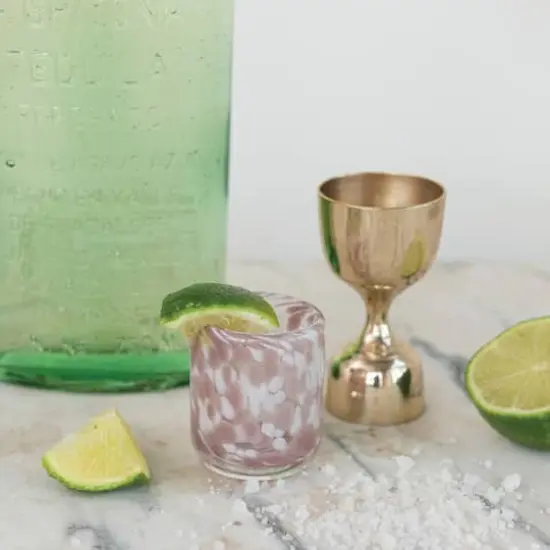 Hello Honey&reg; 1oz. & 2oz. Brass Double-Sided Cocktail Jigger {3}