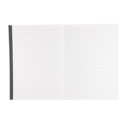 Fabriano&reg; EcoQua Plus A5 Lined Gray Glue-Bound Notebook {4}
