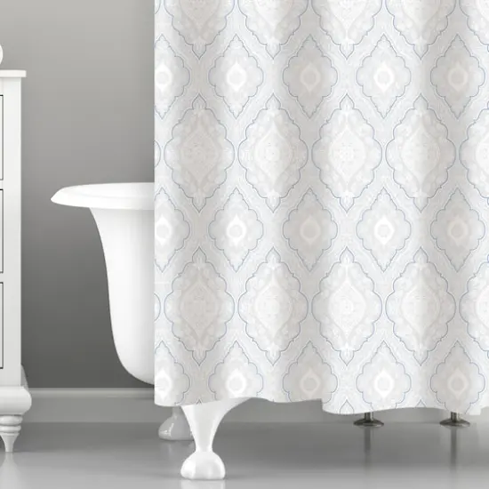 Bath Bliss Moroccan Design Shower Curtain {4}