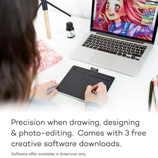 Wacom Intuos Small Wireless Graphics Tablet with Software {7}