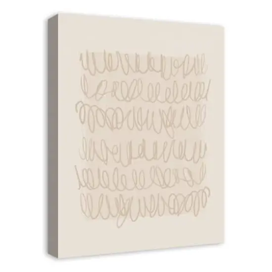 Subtle Scribble 18" x 24" Canvas Wall Art {3}