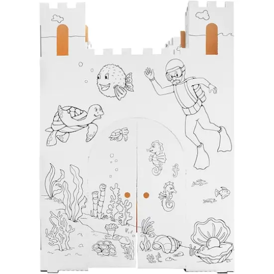 Easy Playhouse Sand Castle {3}