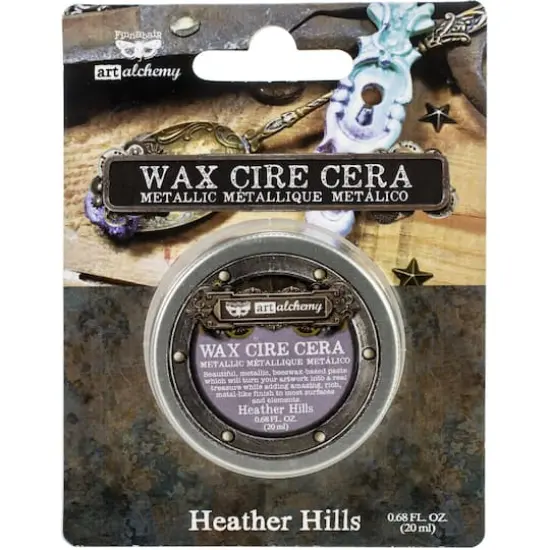 Finnabair Art Alchemy Metallique Wax, 0.68oz. Heather Hills {1}