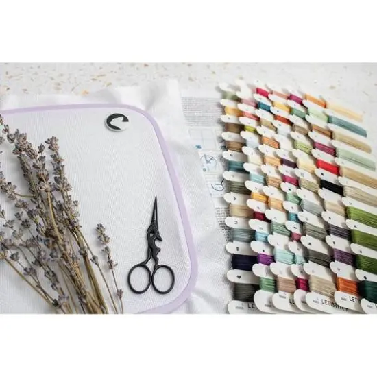 LetiStitch Sunrise by the Sea Counted Cross Stitch Kit {7}