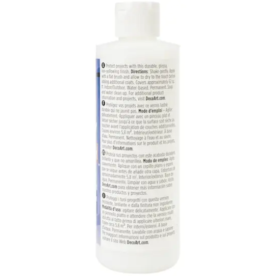 DecoArt&reg; Americana&reg; DuraClear Gloss Varnish, 8oz. {3}