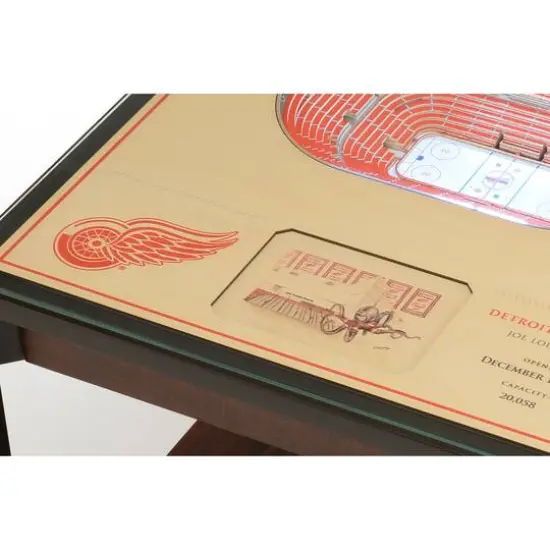 Detroit Red Wings25-Layer StadiumViews Lighted End Table {5}