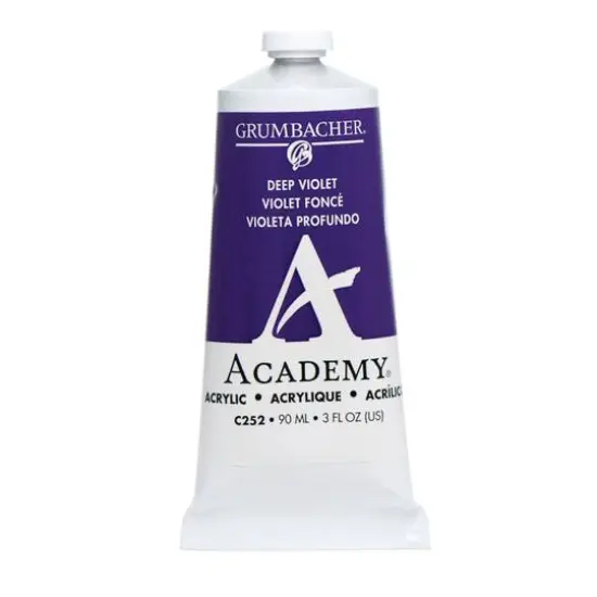 Grumbacher&reg; Academy&reg; Acrylic Paint, 3oz. C252 Deep Violet {1}