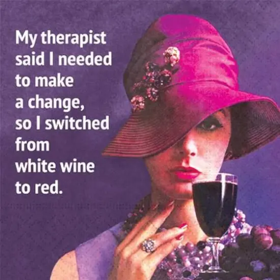 JAM Paper My Therapist Said Cocktail Napkins, 40ct. {1}