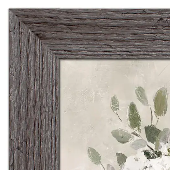 Seaglass Floral Western Framed Print Gray {4}