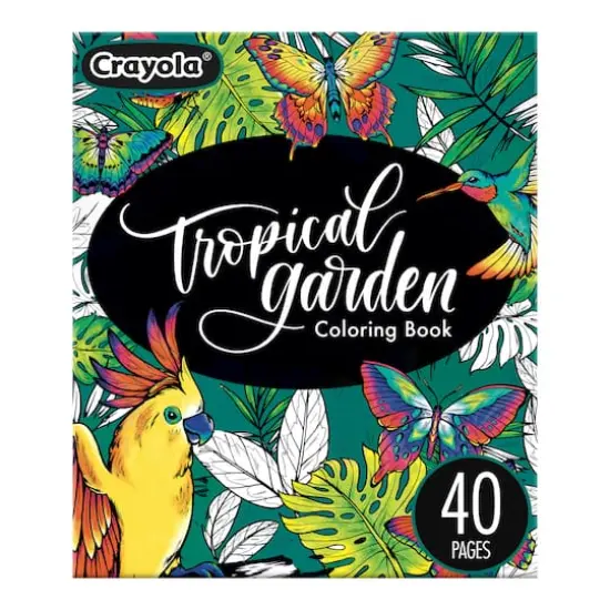 Crayola&reg; Topical Garden Coloring Book {1}