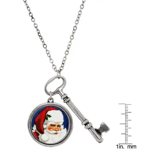 Santa Colorized Washington Quarter and Magic Key {4}