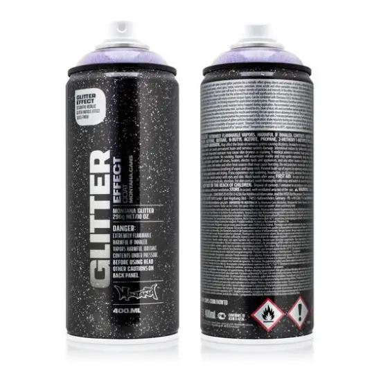 Montana&trade; Cans Glitter Effect Spray Paint, 400mL Amethyst {1}