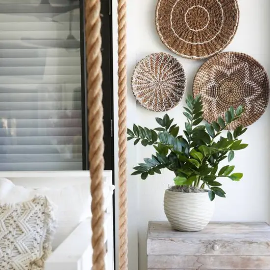 28" Artificial Zamioculcas Plant with Decorative Planter {7}