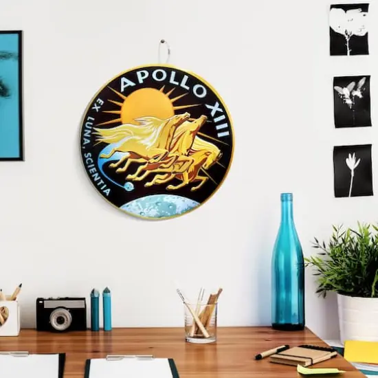 Apollo 13 Dome Metal Wall Sign {3}