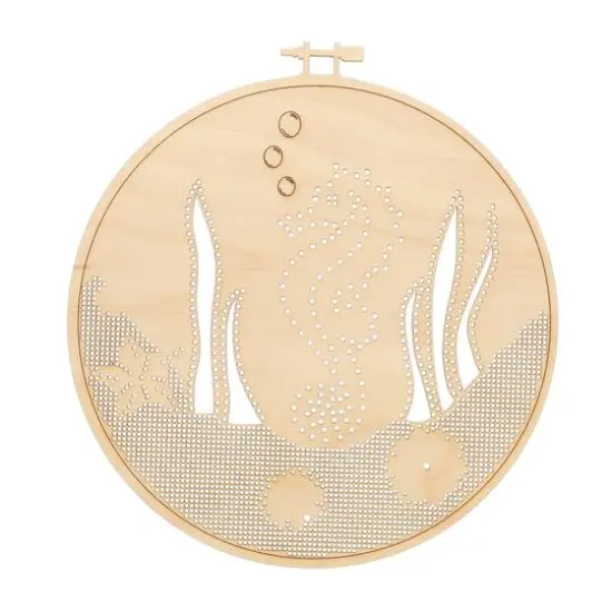 Leisure Arts&reg; Intermediate Seahorse Wood Stitchery Kit {5}