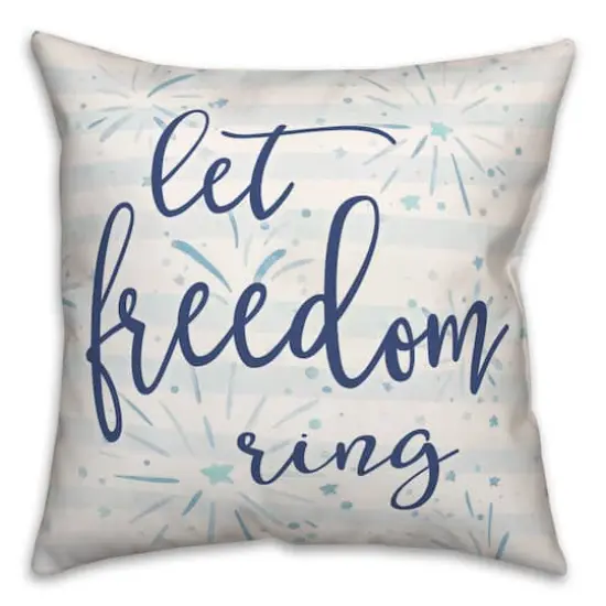 Let Freedom Ring Throw Pillow {1}