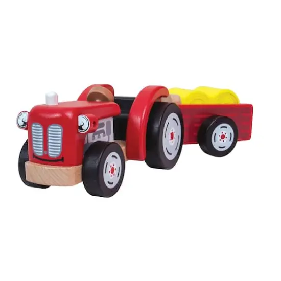 Bigjigs&reg; Tractor and Trailer Set {1}