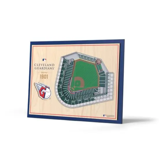 MLB Team 5-Layer StadiumView Wall Art Cleveland Indians {1}