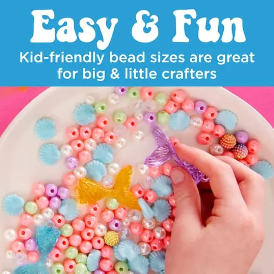 Creativity for Kids&reg; Mermaid Bead Jewelry Jar {8}