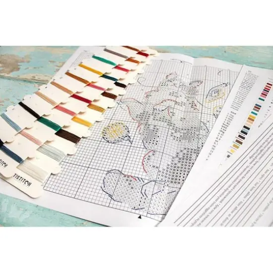 LetiStitch Cat's Happiness Counted Cross Stitch Kit {13}