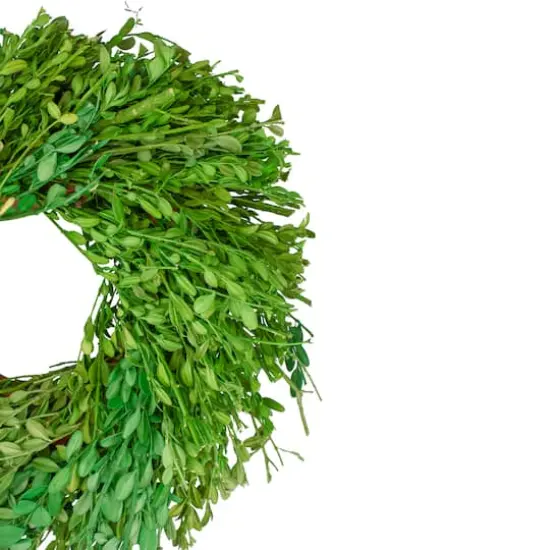 11" Green Foliage Wreath {4}