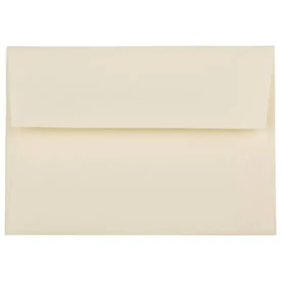 JAM Paper A1 Strathmore Invitation Envelopes, 50ct. Ivory Wove {1}