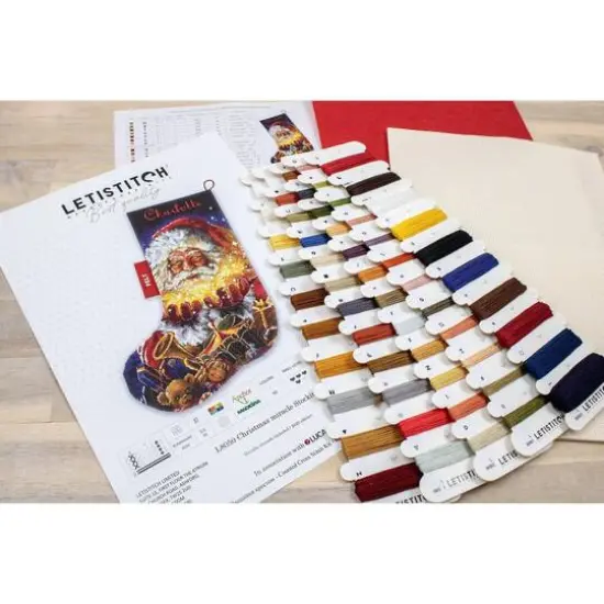 Letistitch Christmas Miracle Stocking Counted Cross Stitch Kit {6}
